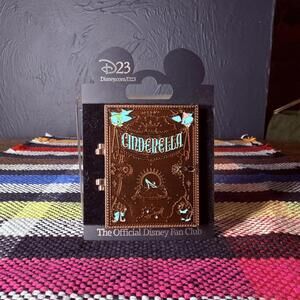 Disney D23 Reagan Library Storybook Cinderella Hinged Jeweled Pin PP91835